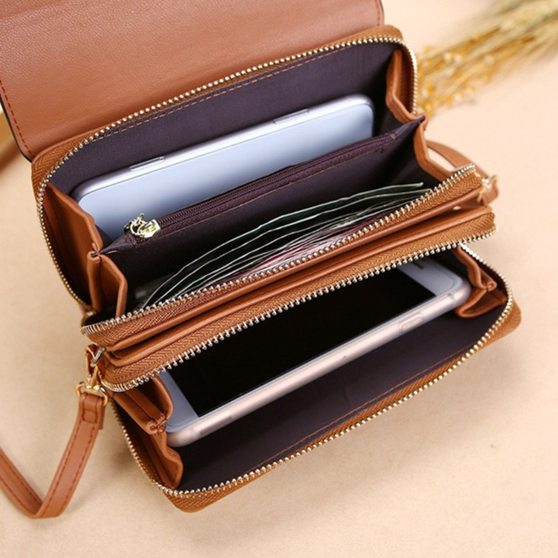 Women's Wallet Korean Handbag Multi Card Large Capacity Casual Shoulder Bag Mobile Phone Packet Style