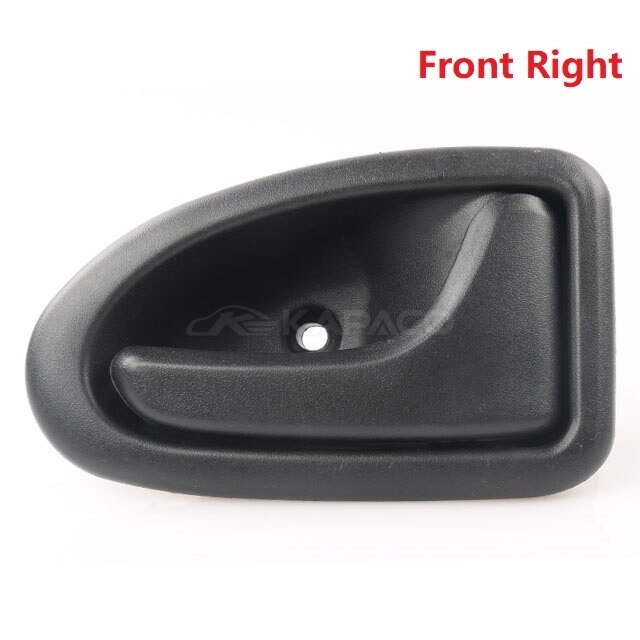 Manija de puerta interior negra LH/RH para coche, manija de puerta interior para Renault TRAFIC Clio 1999-up Scenic Megane: Rear Right 1pc