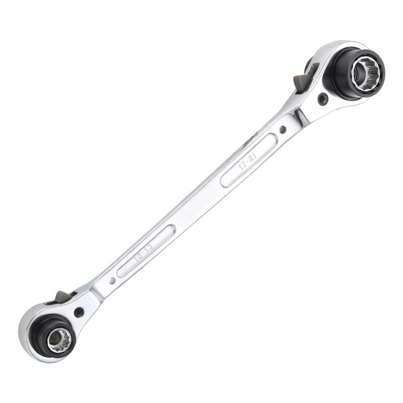 Reversible ratchet with 1/4 inch 72 teeth by WIESEMANN 1893 I Fine-toothed ratchet made of CV steel chrome-plated with two-component handle I 80812