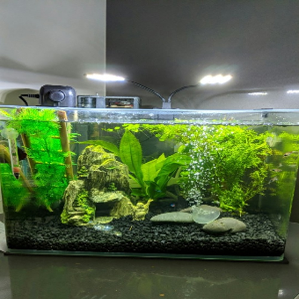 Super Slim LED Aquarium Lighting Fresh plants Grow Light 10W Aquatic Plant Lighting Clip-on Lamp For Fish Nano Tanks