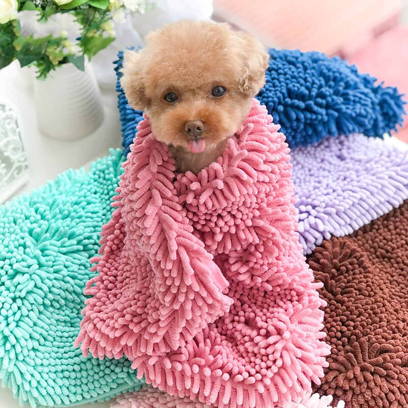 Sl hund torr handduk filt litet litet stort djur superabsorberande husdjurs torkhandduk katt mjuk badmatta skötselprodukt yorkov