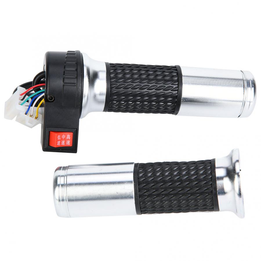 Electric Bike Throttle Handlebar E-Bike 3Speed Throttle Handlebar Speed Reverse Cruise Hand Grip Reverse Gear Throttle Handlebar: type 1