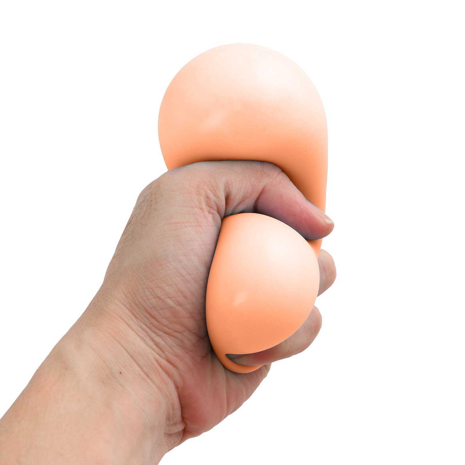 Orange Stress Balls Soft Foam TPR Squeeze Squishy Stress Relief Balls 54DF Colorful Soft Novelty Hand Grip Pressure