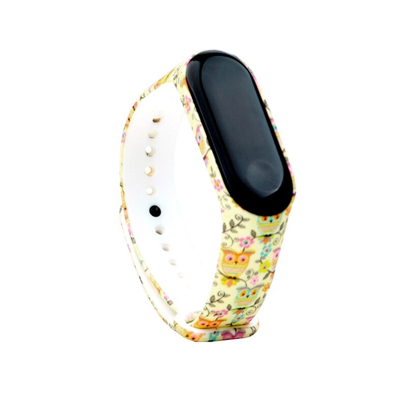 For Xiaomi Mi Band 4 strap camouflage silicone wrist strap replacement Strap for xiaomi mi band 3/4 smart bracelet printing band