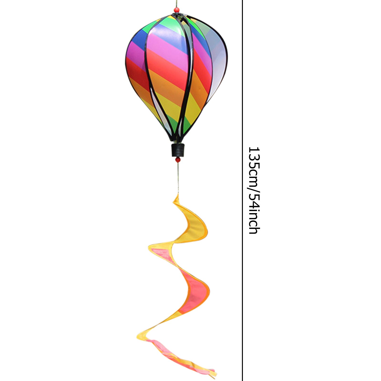 Heißer Luft Ballon Wind Spinner Regenbogen Kinetische Hängen Wind Twister Dekoration für Familie Haus Vor Hof Garten draussen Windmühle: Stil B