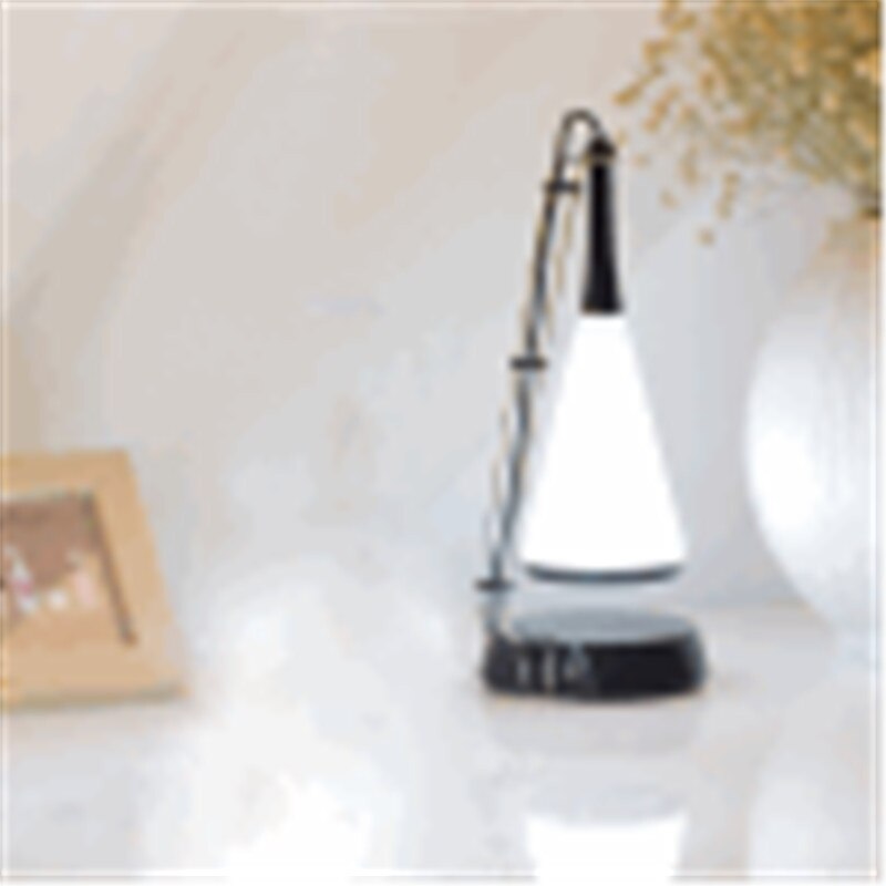 Bluetooth Audio Desk Lamp with Wireless Charging for LED Eye Protector: Black 