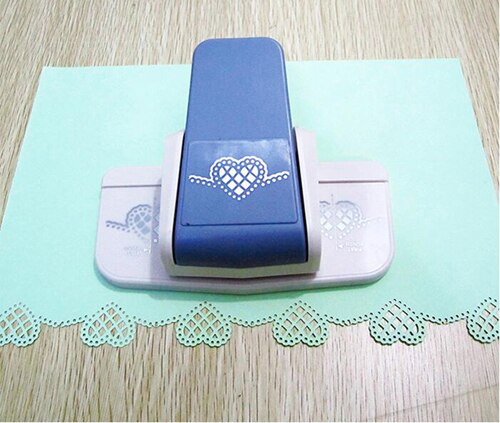 Perforadora de bordes para papel, dispositivo de espuma para estampar Bordes de álbum de recortes, cortador de papel artesanal hecho a mano, , novedad: Linglongxin
