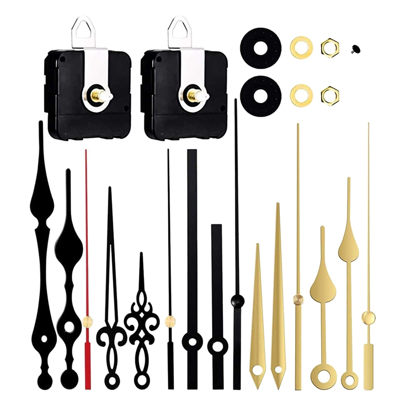 Klok Mechanisme Kit Batterij Aangedreven, Quartz Uurwerk Vervanging, Wandklok Onderdelen Motor Vervanging Diy Reparatie Deel