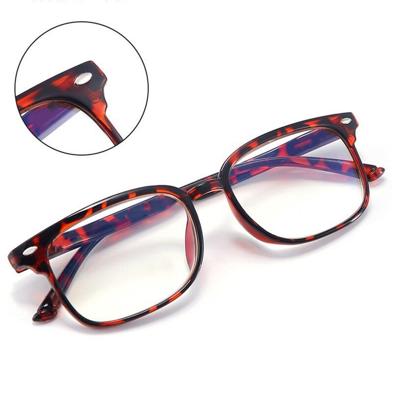 Retro Progressive Multifocal Reading Glasses Men Women Anti Blue Light Magnifying Presbyopic Glasses Big Full Frame +1.5