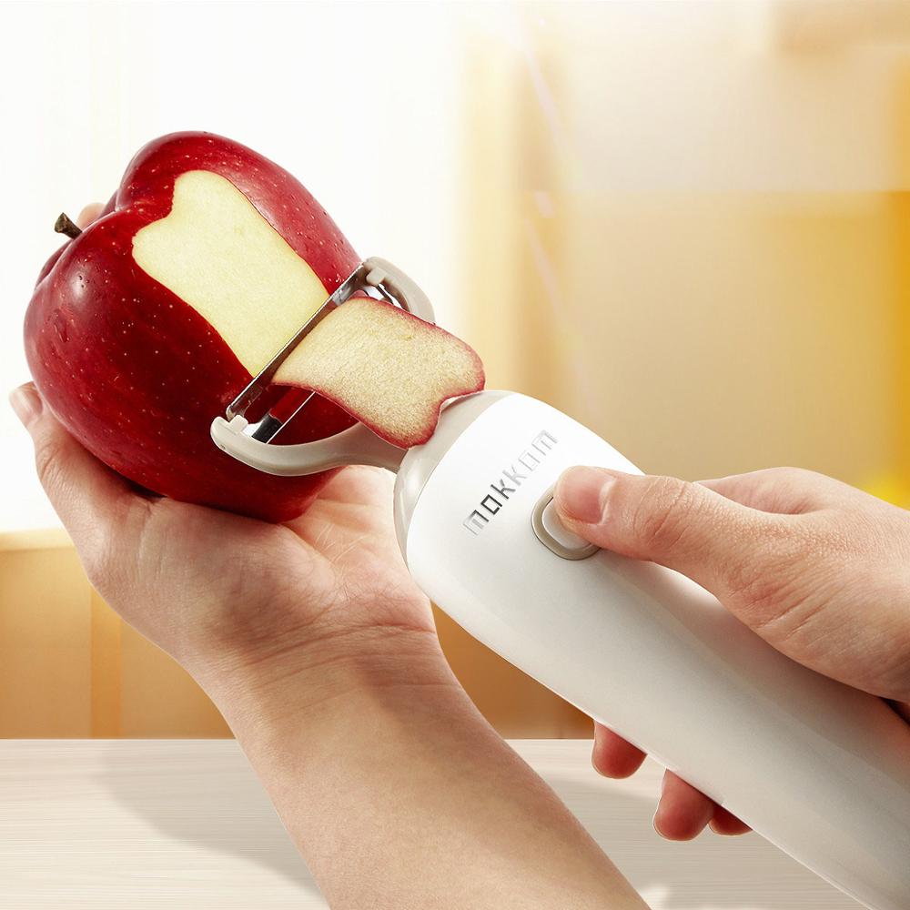 Pelapatate elettrico pelapatate automatico per frutta multifunzione ricarica USB sostituzione della testa di taglio in acciaio inossidabile