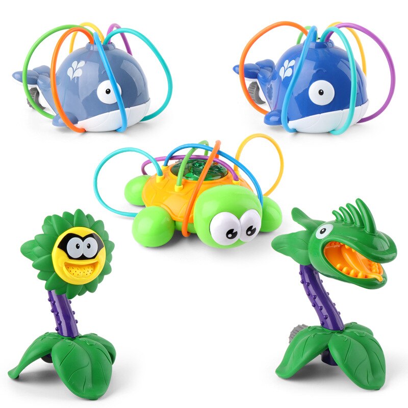 Summer Cool Fun Bath Toys Ball Water Squirting Sprinkler Baby Bath Shower Kids Toys Garden Lawn Water Park