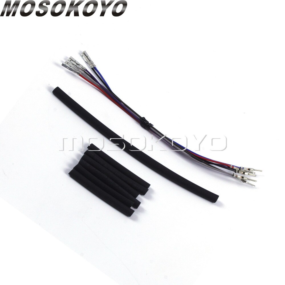 10"-12" APE Hanger Handlebar Wiring Extension Kit Line Cable Wire Extender for Harley Touring Road King Street Glide 2007