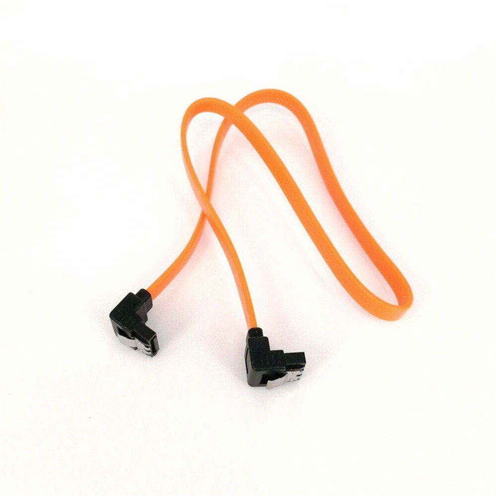 Disco duro Sata 3,0 Iii Sata3 6 gb/S Ssd, Cable de ángulo recto directo de datos, conectores estables profesionales, 45cm, superventas