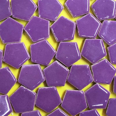 10 stk lilla mosaik fliser sten håndværk væg dekorativ mosaik fremstilling materialer gør-det-selv børn puslespil uregelmæssig hjerte mosaik fliser: E