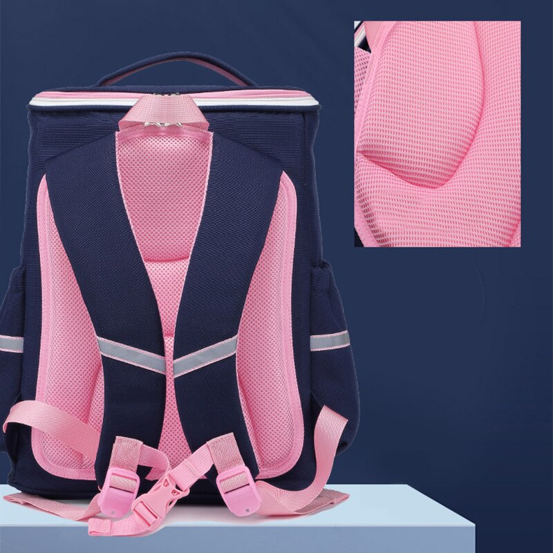 Grades 1-3-6 Collapsible Student Backpacks Children's Lightweight Cute Cartoons School Bag Kids Orthopedic School Backpack