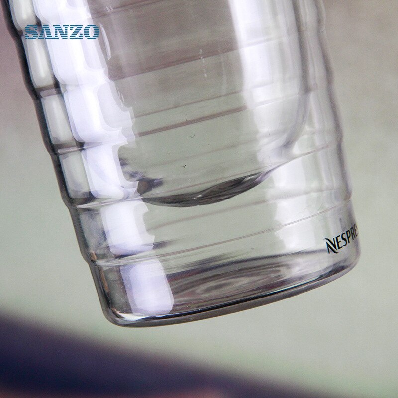 Taza de café transparente de doble capa resistente al calor, Juego de vasos creativos para agua, leche y vino, 85 y 150ml