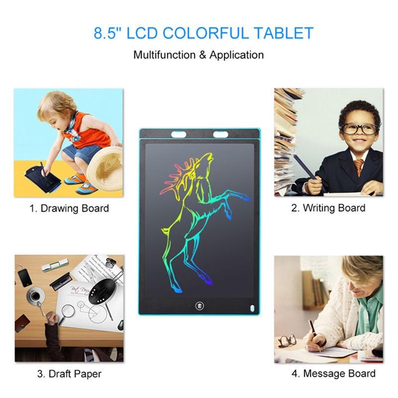 Electronic Drawing Board LCD Screen Writing Tablet Digital Graphic Drawing Electronic Handwriting Pad Board+Pen 8.5&#39;&#39; 12 inch