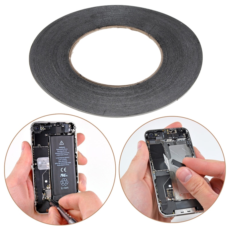 Cinta adhesiva de doble cara para reparación de pantalla LCD de teléfono móvil, 2mm, 50m, 3M