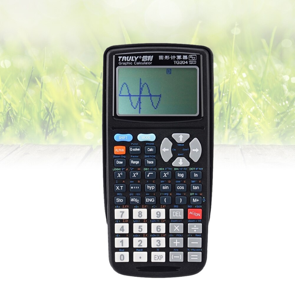 TG204 School Smart Graphic Calculator for Students Girl Boys Children (Black): Default Title