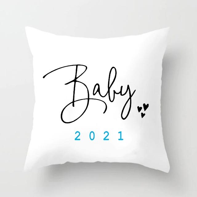 2022 Zwangerschap Aankondiging Kussenhoes Baby Laden Kussensloop Baby Binnenkort Kussen Home Decor