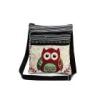 Tassen voor vrouwen geborduurde uil tote messenger bag voor meisjes schoudertas handtassen postbode pakket  k430: B