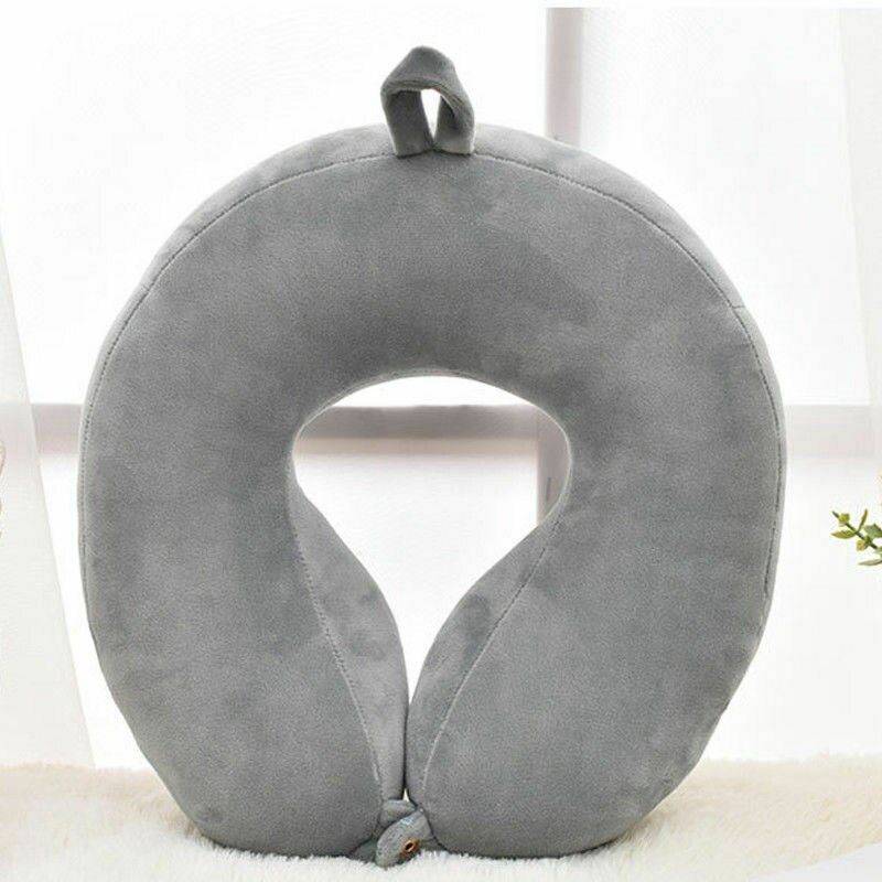 U-vormige Kussens Reizen Outdoor Draagbare Kussen Neksteun Reizen Vouwen Trage Rebound Memory Foam Trein Vliegtuig