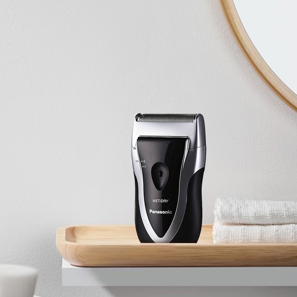 Panasonic Elektrisch Scheerapparaat Voor Mannen Baardtrimmer Scheerapparaat Draagbare Tondeuse Droge Mobiele Batterij Scheren Baard Machine