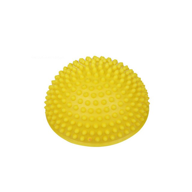 Yoga Half Ball Stepping Stones Outdoor Toys Indoor Games for Kids Sport Balance Hemisphere Massage Ball Outdoor Fun Sports: B Yellow