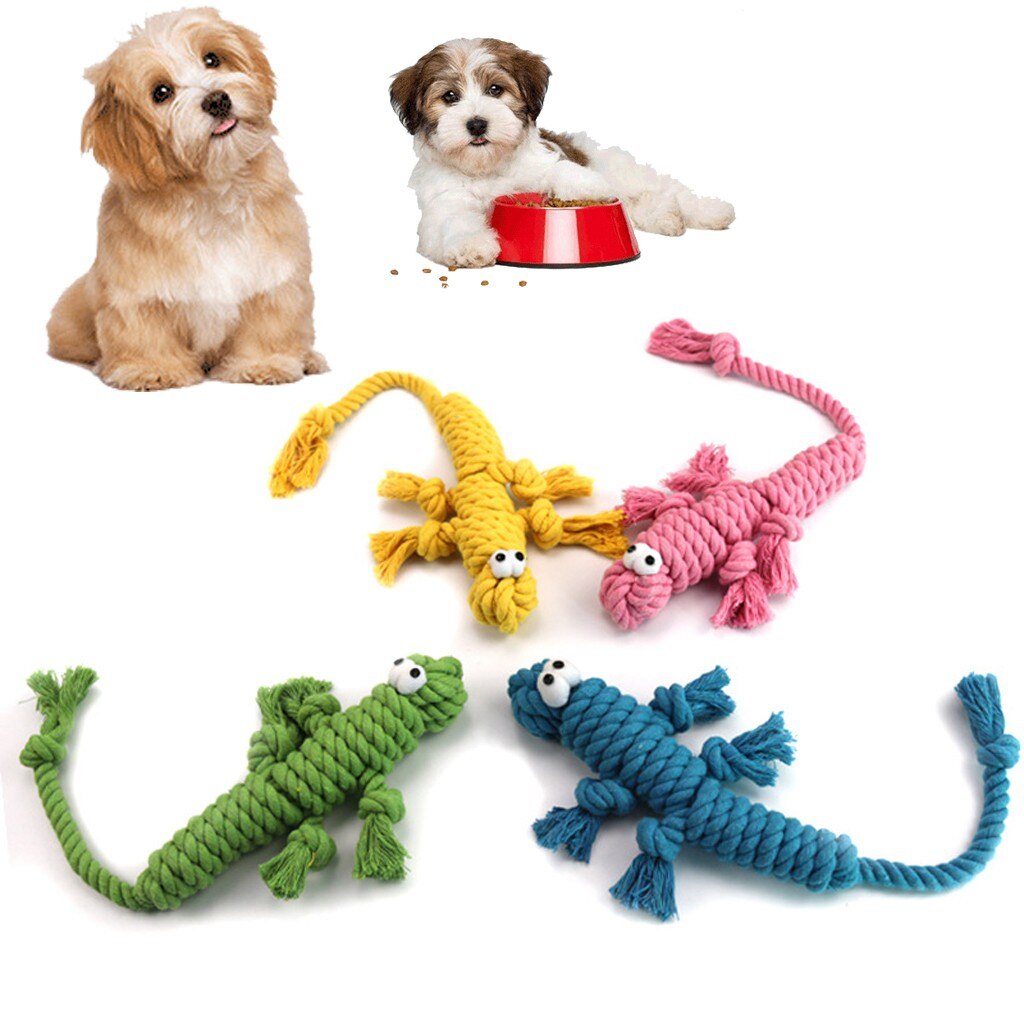 #40 Hond Chew Speelgoed Puppy Hond Huisdier Speelgoed Katoenen Gevlochten Molaire Tanden Reinigen Touw Speelgoed Touw Chew knoop Brinquedo Cachorro