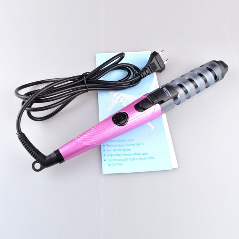 Elektrische Haar Krultang Multifunctionele Krultang Curl Styler Styling Tools Haar Modeler Anti-Brandwonden Spiraal Krultang