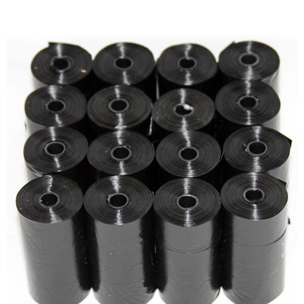40 Rolls Pet Kak Tassen Hond Kat Afval Pick Up Clean Bag Huisdieren Levert Zwart AI88