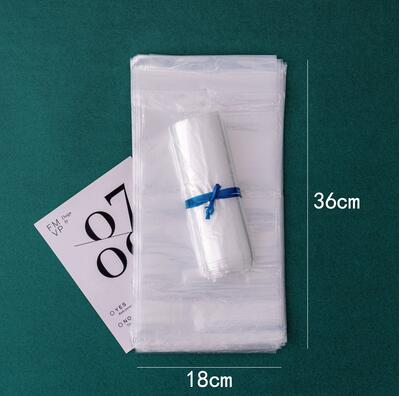 100pcs Flower Preservation Water Bag Transparent Plastic Bouquet Fresh Flower Keeping Root Maintenance Material: 18x36cm