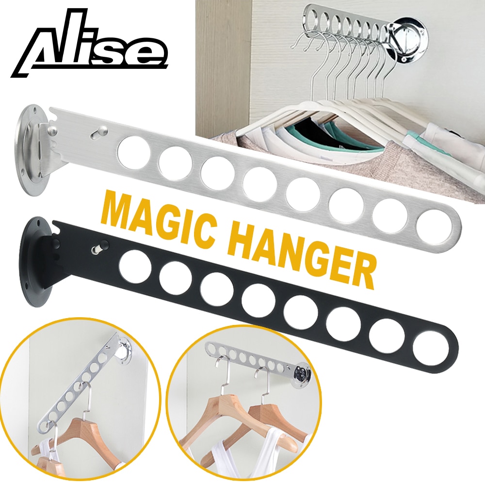 Magic Clothes Hangers Hanging Chain Stainless Steel Cloth Closet Hanger Shirts Tidy Save Space Organizer Hangers for clothes