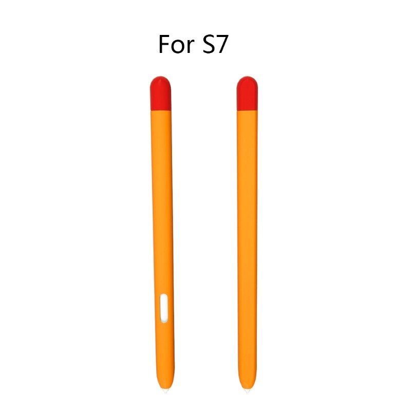 Anti-lost Cap Holder Nib Cover For Touch Screen Pen Tab S6 / S7 Multiple Colors: Orange-S7