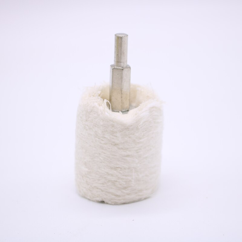 5Pcs Accessories Polishing Pad Soft Felt Buffing Burr Polishing Wheels Brushes Kits for Metal Rotary Tools