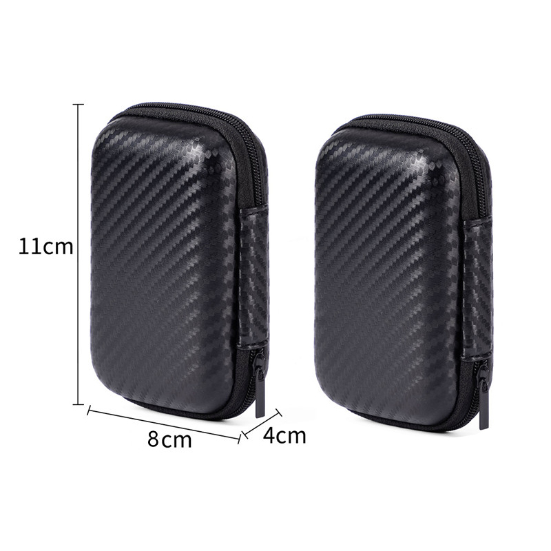 Tragbare Mini Eva Lagerung Tasche Mäppchen Mobile Festplatte Tasche U Disk Datenkabel Lagerung Handy Ladegerät EVA Lagerung Taschen: Blau