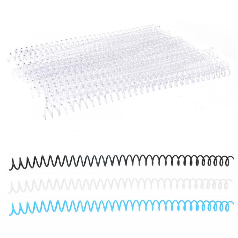 20 st 30- håls lösa blad bindande ring fjäder spiral ringar för  a4 papper