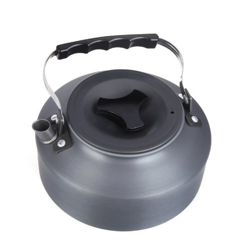 SZ-LGFM-1.1L Draagbare Ultralichte Outdoor Wandelen Camping Picknick Waterkoker Theepot Koffiepot Geanodiseerd Aluminium