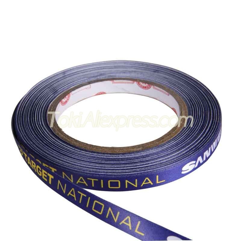 1Cm * 25M Sanwei Tafeltennis Racket Rand Tape Side Protector Originele Doel Nationale Ping Pong Bat Beschermende tape Accessoires