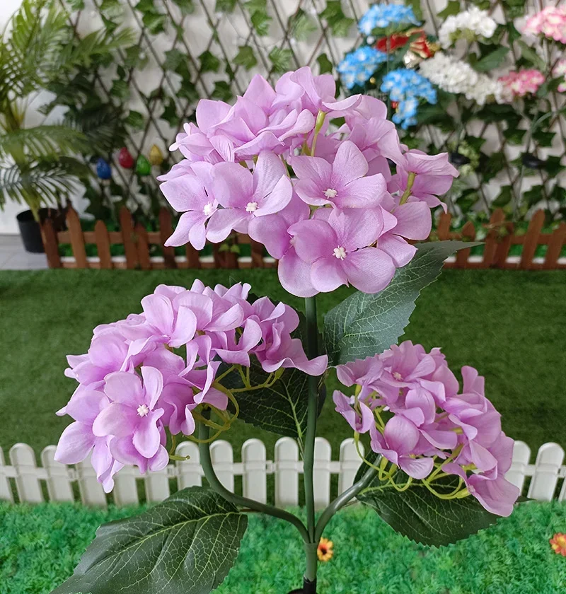 Blomsterlys hagelys gårdsplass dekorasjon utendørs solcelledrevet brodert ball blomsterlys ledet simulering fe lys