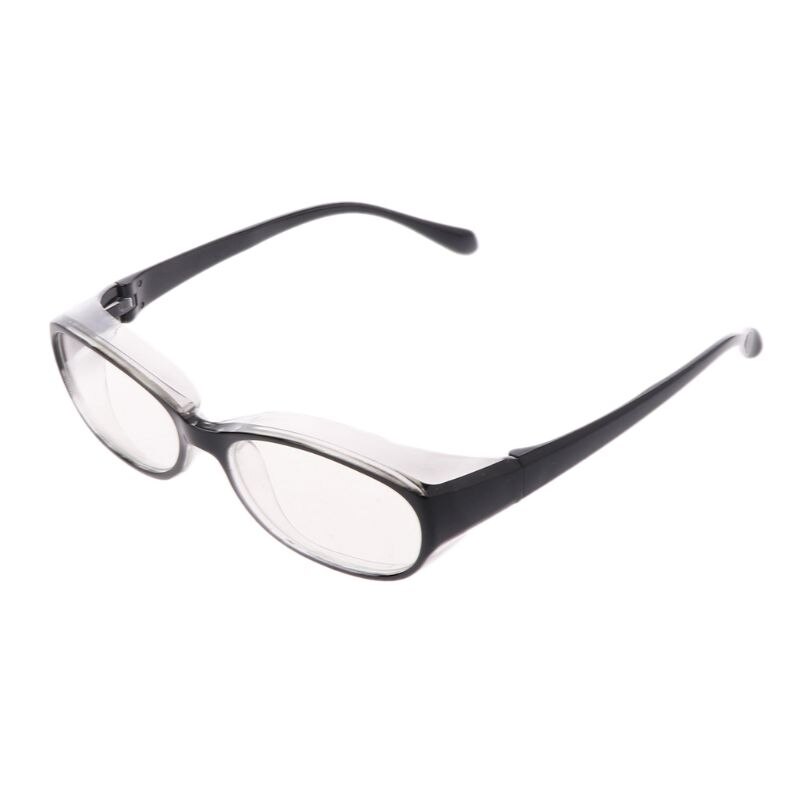 Beskyttelsesbriller øjenbeskyttelse anti-tåge vindstøv sandblå briller pollen-bevis: Sort