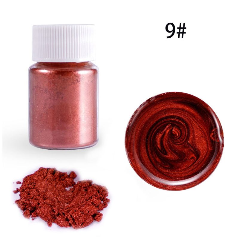 21 Colors Aurora Resin Mica Pearlescent Pigments Colorants Epoxy Resin Jewelry Making: 9