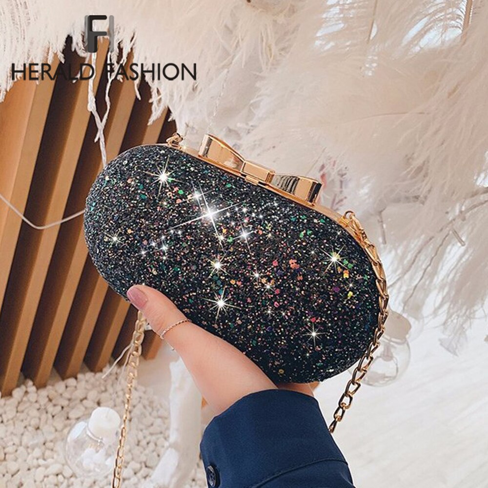 Luksus kvinner kveld veske fest bankett glitter bag for kvinner jenter bryllup clutches håndveske kjede skulder bag bolsas mujer