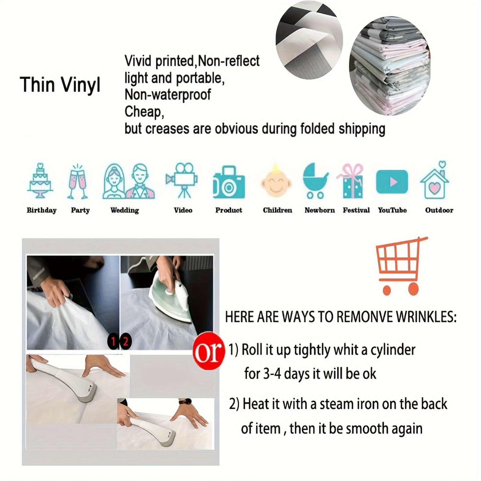 Purple glitter birthday background with balloons and "Happy Birthday" text - perfect for party decorations