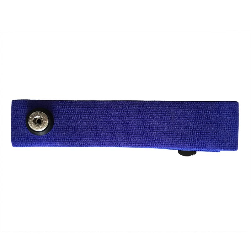 Cinturón de pecho elástico de , Correa suave para Polar Garmin, deportivo, Para correr, Monitor de frecuencia cardíaca para Bluetooth ant + ajustable: Blue