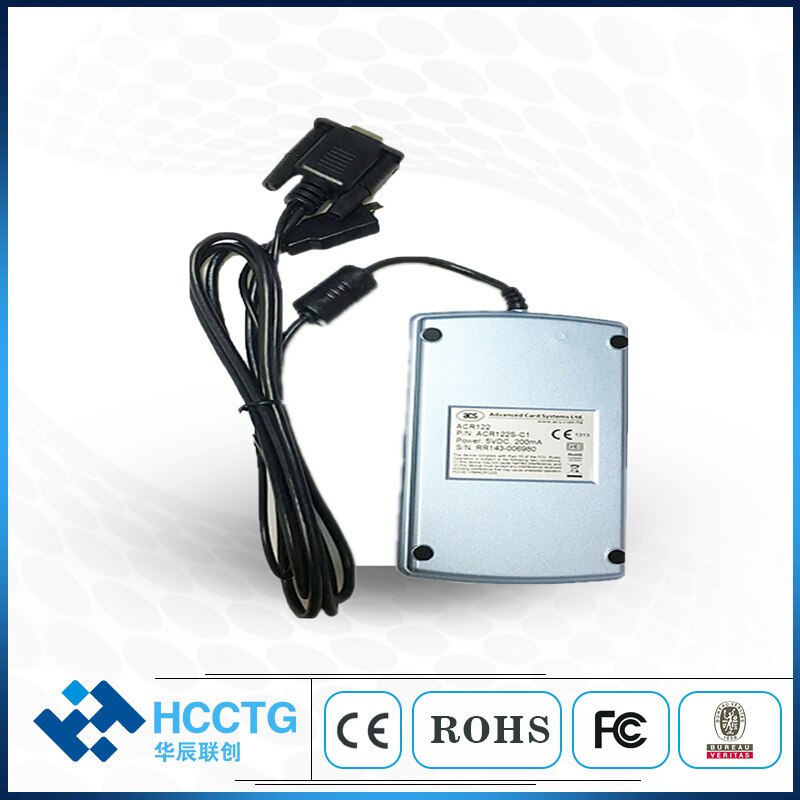 RS232 Contactless RFID 13.56mhz Smart Card NFC Reader with ISO 7816 SAM Slot ACR122S