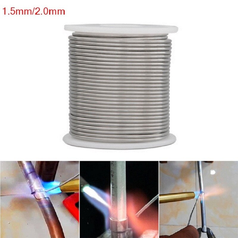 Alambre de soldadura de estaño, colofonia de plomo de 5/10mm, 1/0,8 Uds. 38x11mm contenido fundente 2.0% Reparación de soldadura herramientas para eléctrico de soldadura
