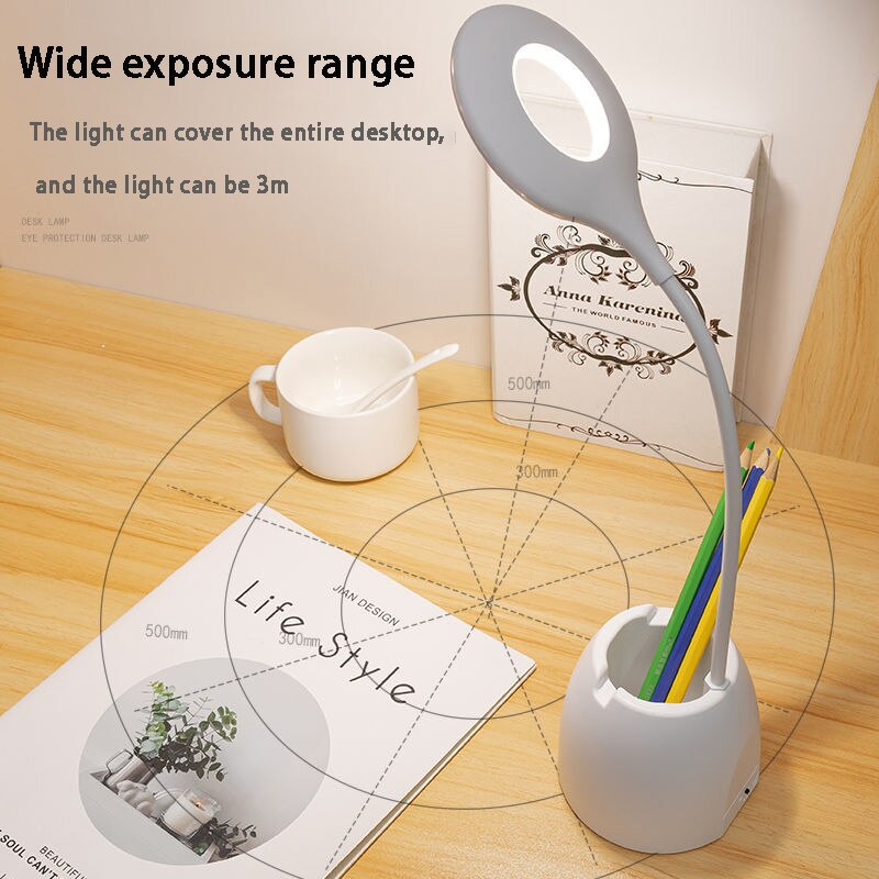 thumbnail image 2 of Kootion Dimmable LED Desk Lamp With USB Charging – Touch Control, 5V/1A, Modern Home Office Light 2 of 2