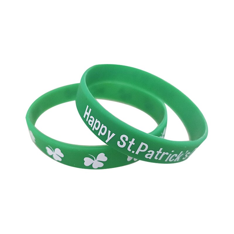 1 Paar St Patricks Day Armband Decoraties Jurk Saint Patrick Kostuum Props Kabouter Ierse Klaver Diy Mardi Gras