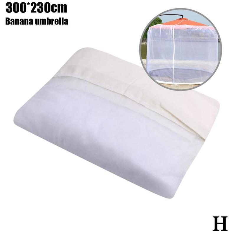 Mosquito Net Outdoor Patio Umbrella Net Cover Roman Free Installation Anti-mosquito Umbrella Umbrella Straight X2B9: H